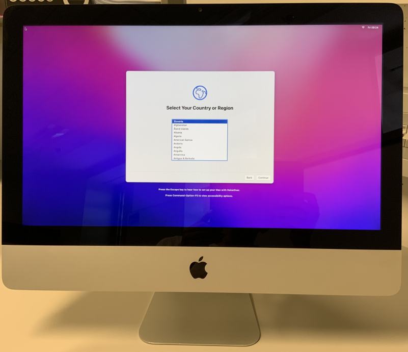Računalnik Apple iMac 21.5, Mid 2010, macOS Monterey, AMD M5100