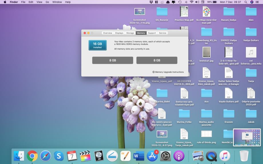 Macbook pro 15 mid 2012, 16GB RAM, 1TB SSD