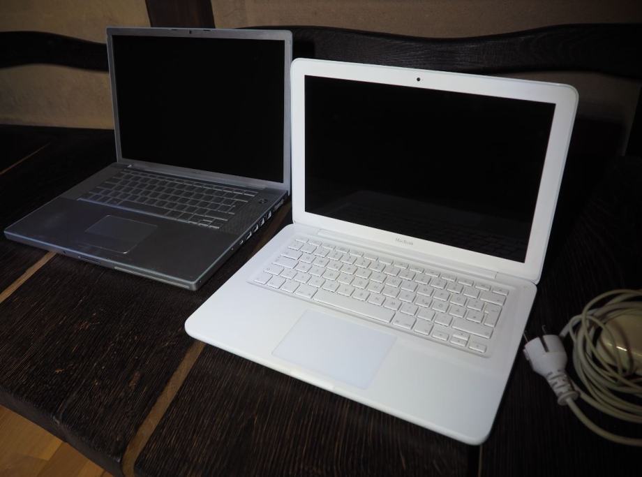 Macbook white + Macbook Pro