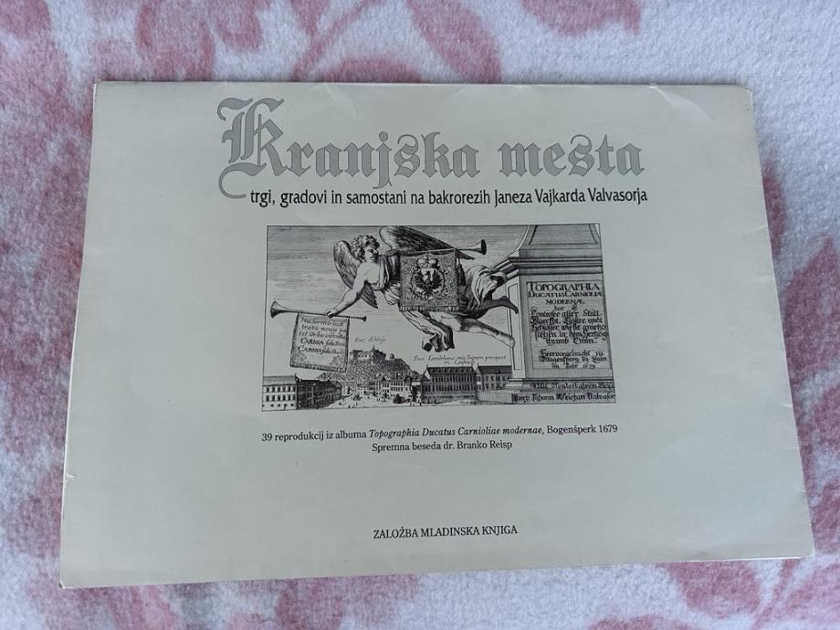 KRANJSKA MESTA - VALVASORJEVI bakrorezi - 39 reprodukcij - MK 1992
