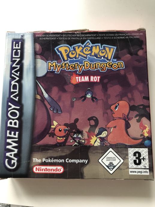 3 JEUX GAMEBOY Advance, donjon mystère Pokémon ++ *Non testé/TEL QUEL