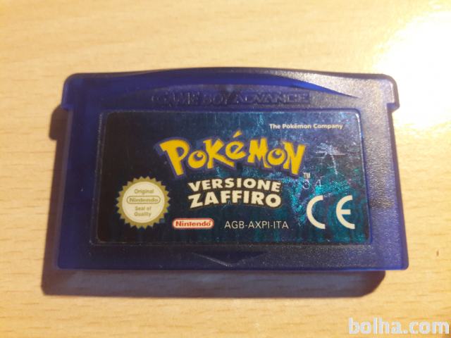 Prodajam igro Pokémon Zaffiro (Pokémon Sapphire)