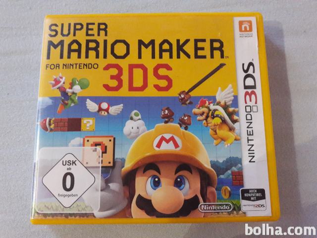 Prodajam igro Super Mario Maker for Nintendo 3DS