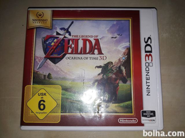 Prodajam igro The Legend of Zelda: Ocarina of Time 3D