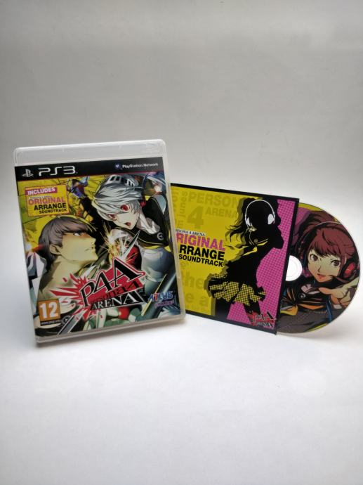Jeu PS3 Persona 4: Arena (P4A) - Version PAL - État Très Bon - Complet (Boîte, Notice)