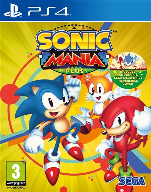 Sonic Mania Plus za playstation 4 in 5 ps5 in ps5