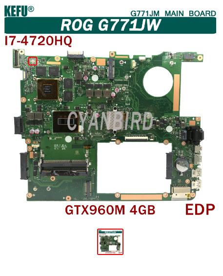 Matična - motherboard za ASUS ROG prenosnik G771JW G771J I7-4720HQ