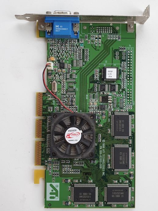 Carte graphique vidéo ATI Rage 128 Pro 32 Mo AGP 4x vintage, sortie VGA A5PT - France