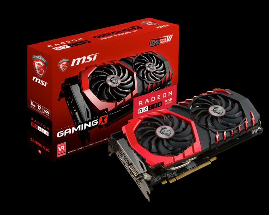 【中古】MSI Radeon RX 480 GAMING X 8G グラフィックスボード VD6126 2zzhgl6
