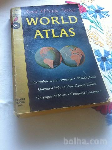 Atlas sveta na 174 straneh, 1951, naprodaj