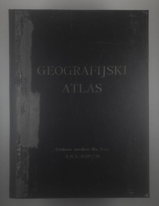 GEOGRAFSKI ATLAS, priredil Milan Šenoa