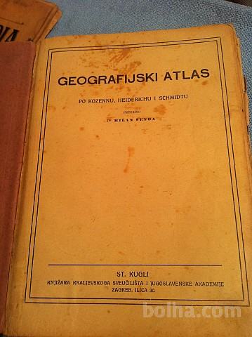 Starinski Geografijski Atlas po Kozennu, Heiderichu, Schmidt