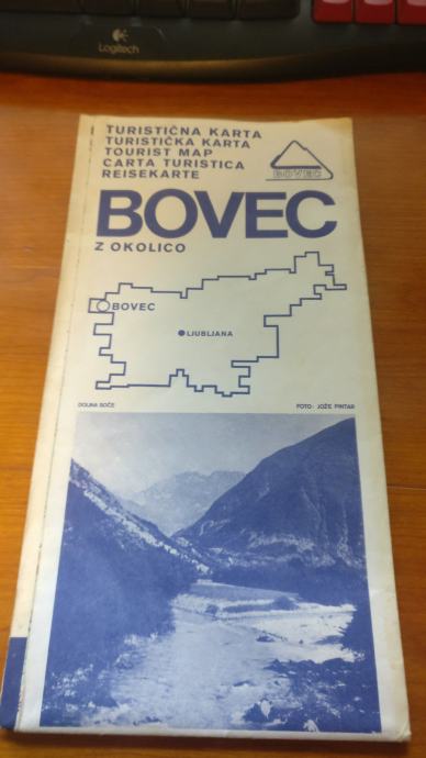Turistična karta Bovca