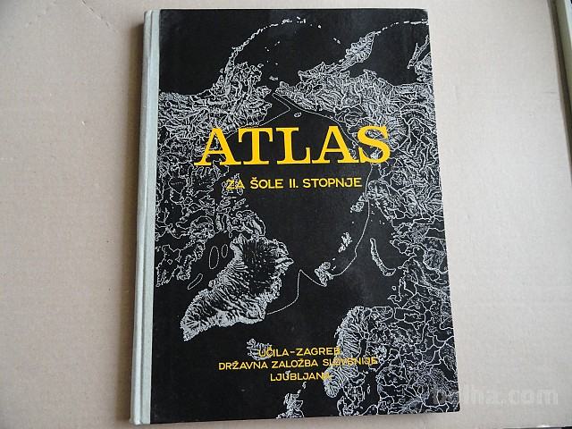 ATLAS ZA ŠOLE II. STOPNJE, 1970, RETRO