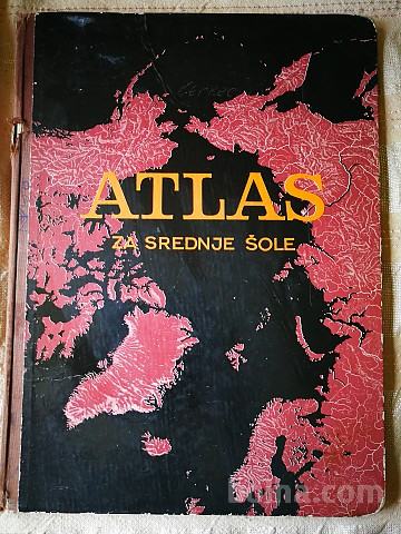 Atlas za srednje šole 1975l