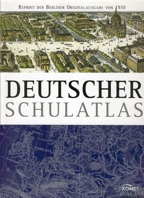 Deutscher Schulatlas,reprint iz 1910,26x31cm,52str