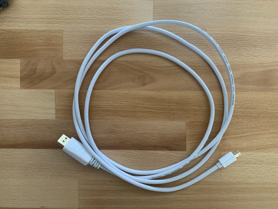 DisplayPort to Mini DisplayPort kabel 2m