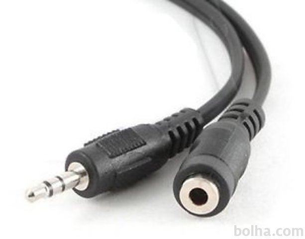 Kabel miniJack M/F, 2 m
