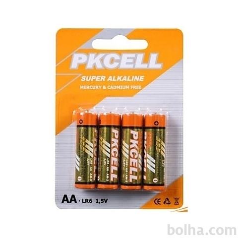 PKCELL AA LR6 alkalna baterija - 4 kosi