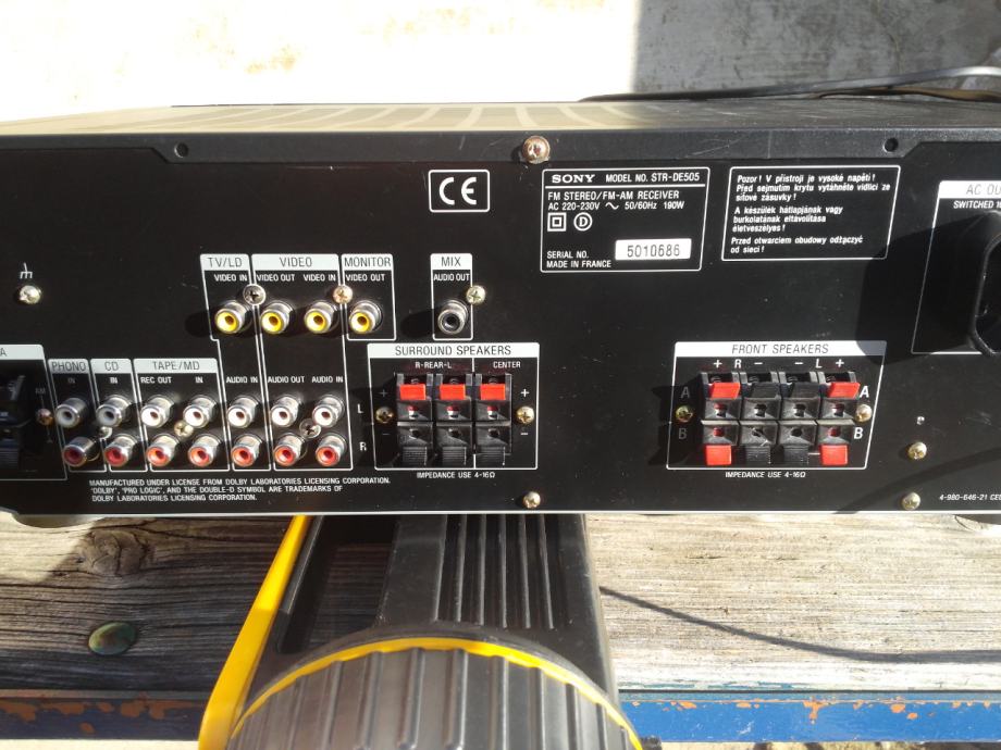 Used Sony STRDE505 Surround sound receivers for Sale