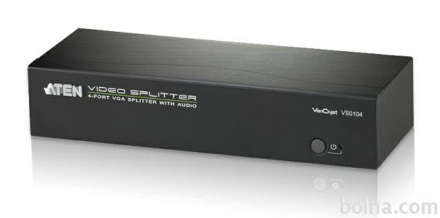Audio Video VGA razdelilec 4 kanalni ATEN VS0104