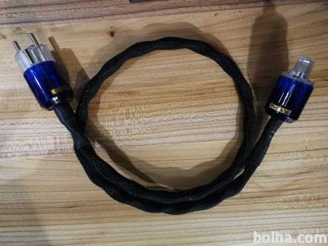 Napajalni kabel 2,5mm2 + Rhodium konektorji