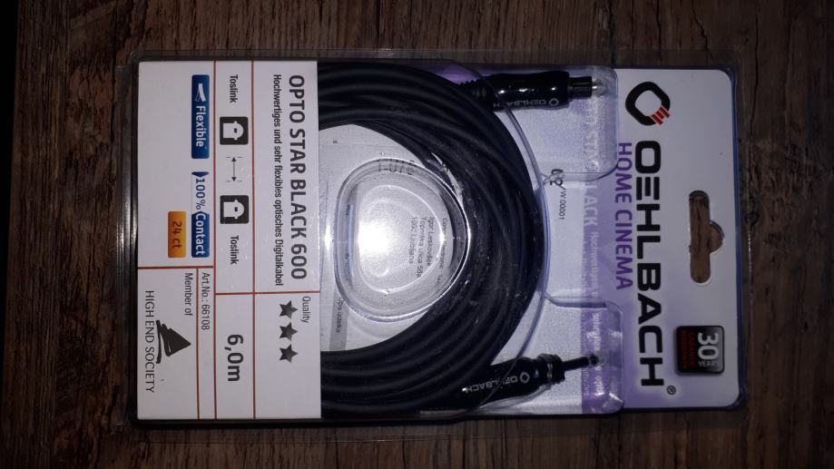 Oehlbach OPTO STAR 1 meter - - Voor 23.59u, morgen in huis