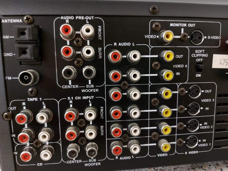 AV SURROUND RECEIVER NAD T-741