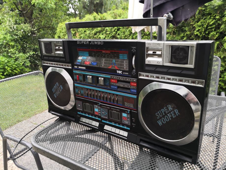 BOOMBOX SUPER JUMBO TEC 878RR vintage radio BOOM BOX ghettoblaster