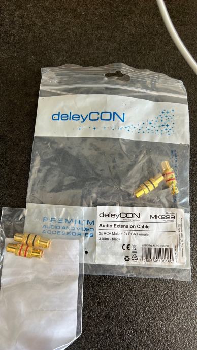 DeleyCON RCA audio extension 4x