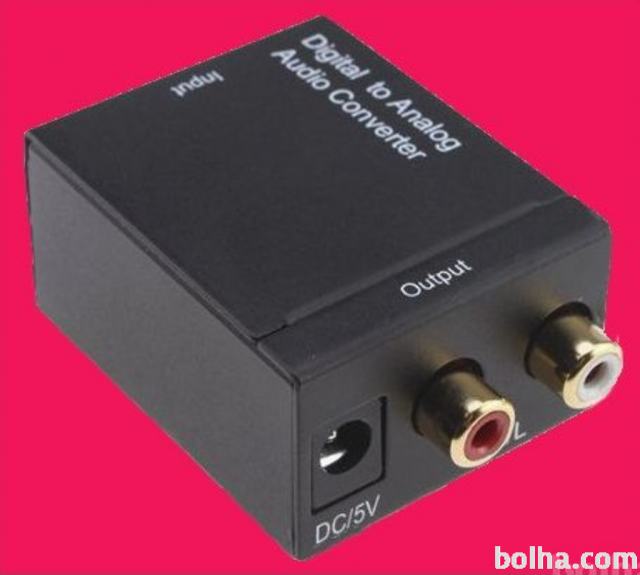 Digital analog audio adapter konverter za TV plazma LED xbox