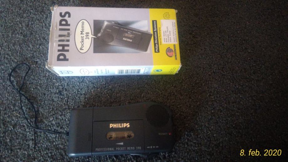 PHILIPS professional dictation system Pocket Memo 398