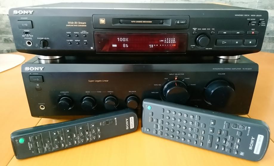 Sony minidisc MDSJE520