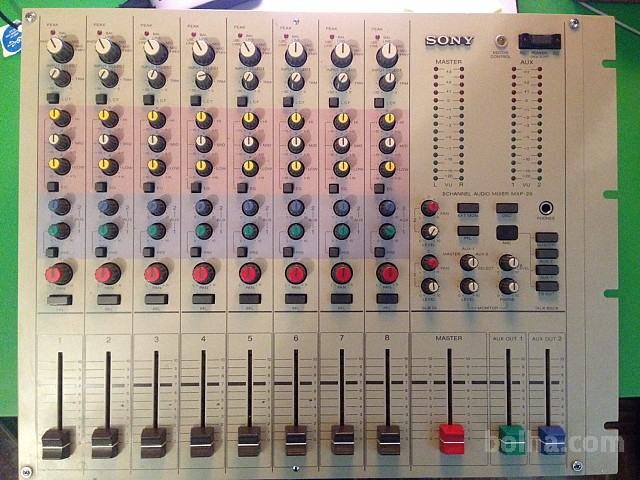 SONY MXP-29 8 channel audio mixer
