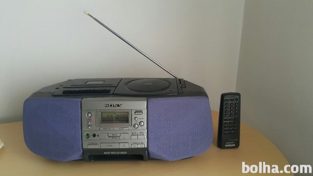 Sony prenosni radio/CD/kasetofon CFD-S37L
