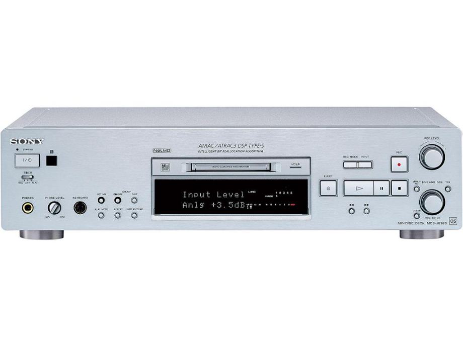 Vrhunski -Hi-End minidisc -minidisk SONY MDS-JB980 QS -kot NOV, MENJAM