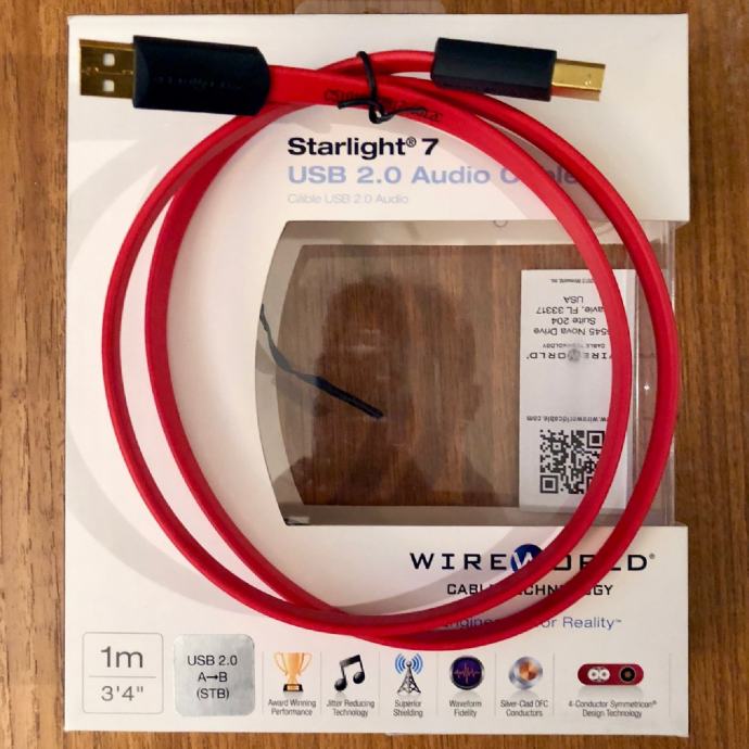 Wireworld starlight 7 USB a-b kabel