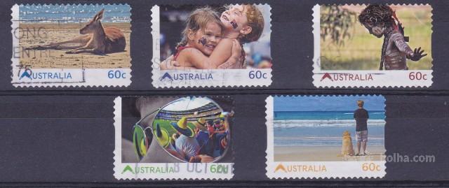 AVSTRALIJA 2011 - Znamenitosti samolepilne žigosane znamke