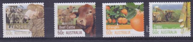 AVSTRALIJA 2012 - Farming žigosane samolepilne znamke