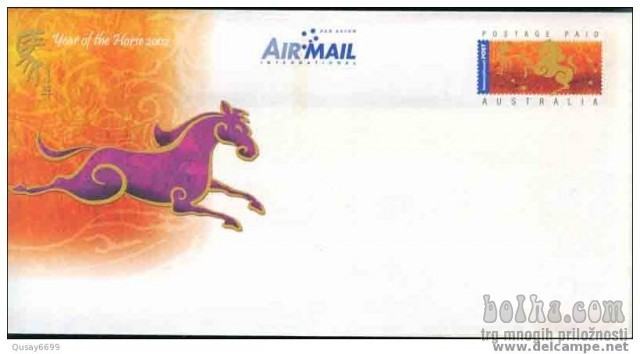 AVSTRALIJA pismo (celina) - Years of the horse 2002 Air mail