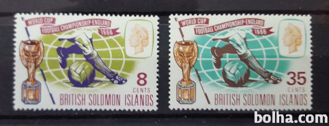 nogomet - Solomon Islands 1966 - Mi 154/155 - serija, čiste (Rafl01)
