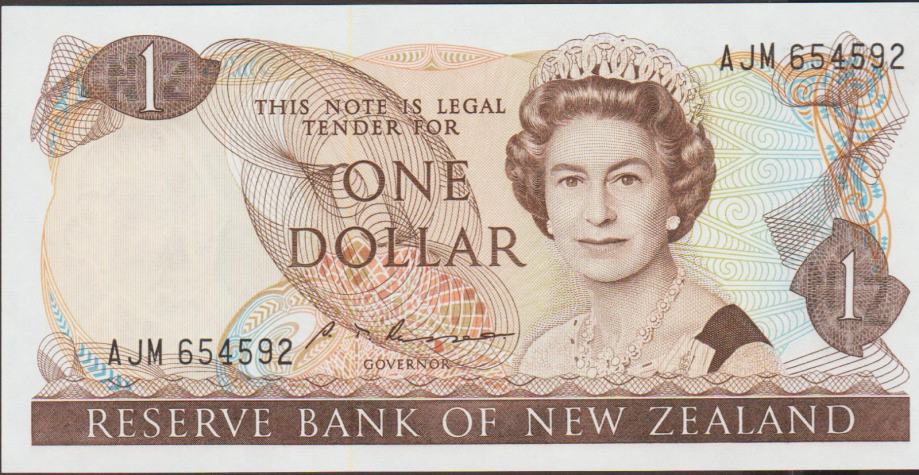 BANKOVEC  1 DOLLAR P169b ( NOVA ZELANDIJA) 1985.UNC