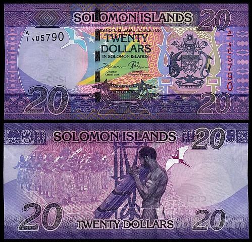 SOLOMON ISLANDS 20 dollars 2017  UNC