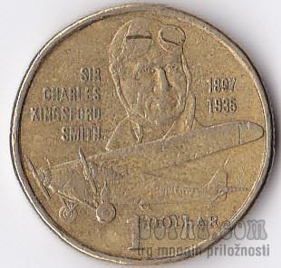 AVSTRALIJA - 1 dollar 1997 Sir Charles Kingsford pril. kovanec