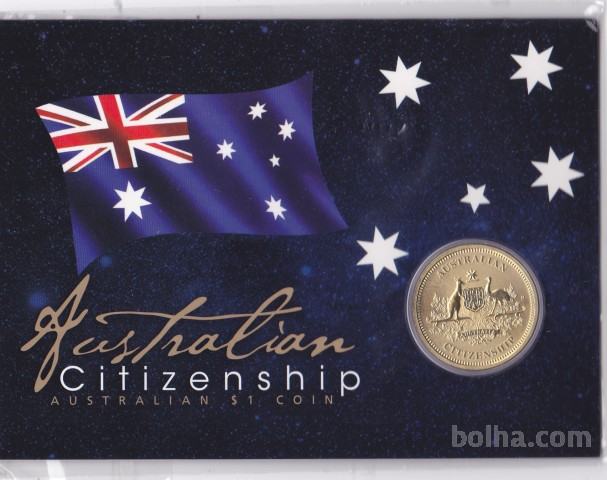 AVSTRALIJA - 1 dollar 2012 Citizenship UNC