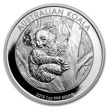 Avstralija serija 1 oz srebrniki Koala od 2011 do 2019 (trezor)