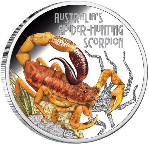 Deadly & Dangerous - Spider-Hunting Scorpion 1oz 2014 PROOF