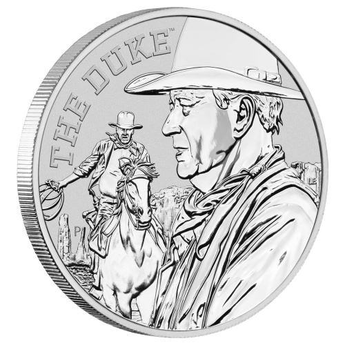 Srebrnik 1 oz John Wayne Tokleau 2020 unča investicijski srebro (otaku