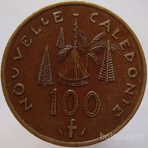 LaZooRo: Nova Kaledonija 100 Francs 1991
