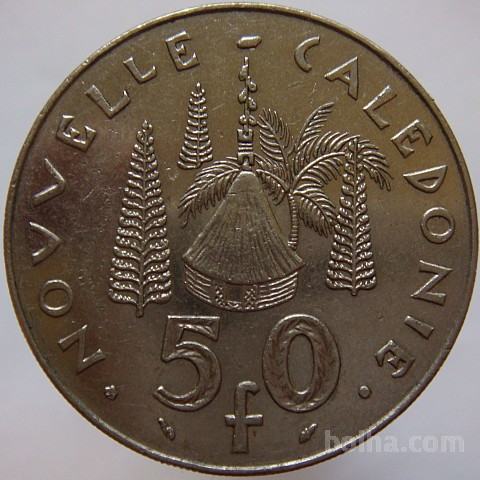 LaZooRo: Nova Kaledonija 50 Francs 1983